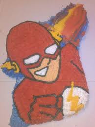 Flash Cake By Scrapps On Deviantart Flash Cake Spiderman Cake Novelty Birthday Cakes