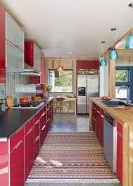 Then browse our doors and handles to find the. Shiny Red Ikea Cabinets In Warm Cabin Kitchen Andrea Rugg Photography