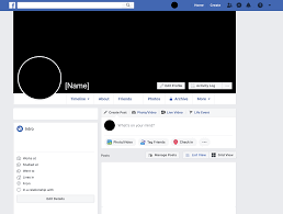 Under create a frame for, choose profile picture. Facebook Page Mockup Template