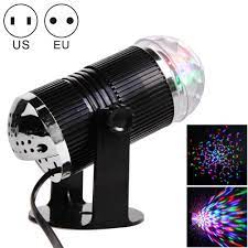 wx mini crystal rotating 3w rgb led stage lights auto sound activated led for ktv xmas party wedding show pub disco ball effect led kristal dugun