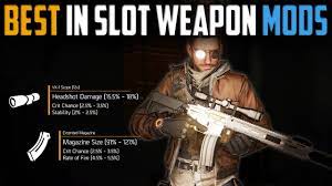 Weapons have a number of modifications available to them depending on the weapon type.the mods can be obtained from a mods vendor in various safe house locations. The Division Complete Weapon Modding Guide Assault Rifles Outdated Youtube