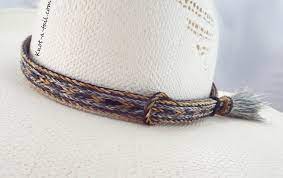 Horsehair Hat Band Cinnamon Gray Black Horsehair Bold New Etsy Hat Band Horse Hair Hat Band Horse Hair