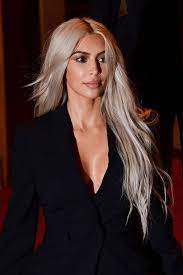 Link Url Http Www Glamourmagazine Co Uk Person Kim Kardashian Kim K Link Turned H Blonde Hair Brown Eyes Blonde Hair Dark Eyebrows Kim Kardashian Blonde