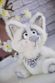 White Plush Puppy Wolf Stuffed Cute Sweet Toy Poseable Soft Etsy In 2021 Soft Toy Animals Wolf Stuffed Animal Wolf Sculpture