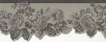 Wallpaper Accessories Wallpaper Border Black Line Drawing Rose Toile On Off White Die Cut Bottom Edge Home Garden Gefradis Fr Feel free to send us your own wallpaper.