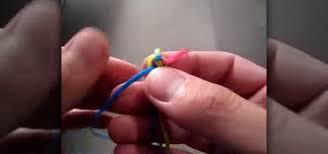 It's hard but it gets easy once you get used to it. How To Do A Lanyard Twisted Triangle Stitch Weaving Wonderhowto