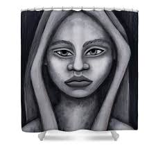 Kinsley. Monochromatic Portrait Study. Zip Pouch by Amy E Fraser