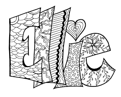 Click here to get yours. Pin On Words Coloring Pages For Adults