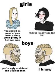 Check spelling or type a new query. Boys Vs Girls Memes