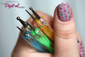 Jun 10, 2014 · steadily touch the dotting tool to the surface of your nail; Dotting Tools 101 The Definitive Guide To Getting Dotty Nail Art Dotting Tool Nail Art Hacks Nail Dotting Tool