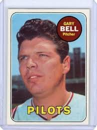 1969 TOPPS GARY BELL #377 SEATTLE PILOTS NM NM-MT