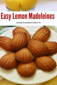 Easy Lemon Madeleine Cakes Gritsandpinecones Com Recipe Easy Homemade Cookie Recipes Dessert Recipes Easy Easy Homemade Recipes