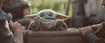 Memes and gifs might be among the greatest things the internet has given us. The Mandalorian Baby Yoda Gif Themandalorian Babyyoda Cute Discover Share Gifs Yoda Gif Yoda Meme Yoda Wallpaper