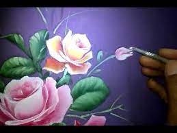3 cara untuk melukis menggunakan cat air untuk. Tutorial On Painting Roses On Kain Tekstil Cara Melukis Bunga Mawar Melukis Kuncup Mawar Youtube