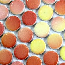 Check spelling or type a new query. Fading Yellow Mixed Orange Color Round Ceramic Mosaic Tiles Kitchen Backsplash Wall Bathroom Wall And Floor Tiles Colorful Wall Mosaic Wall Tiles Kitchenmosaic Kitchen Aliexpress