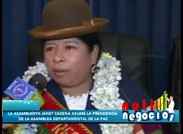LA ASAMBLEÍSTA JANET CADENA,...