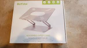 I mainly wanted to elevate one of my. Product Review P0048 Boyata Adjustable Aluminum Laptop Stand Youtube