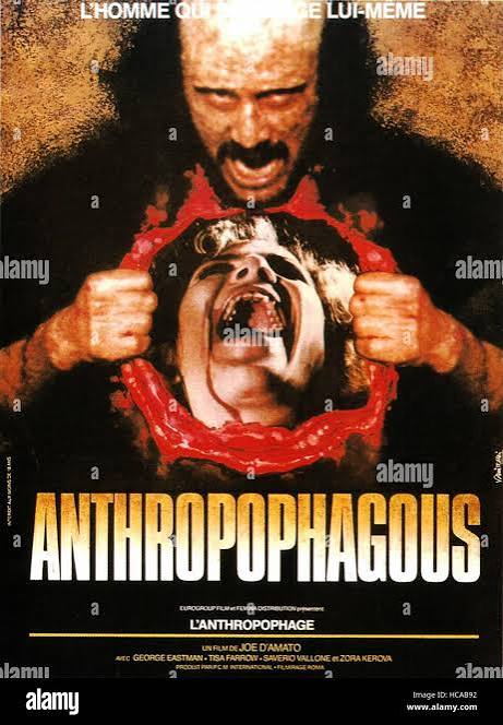 ANTHROPOPHAGUS, (aka THE GRIM REAPER, aka MAN BEAST, aka SAVAGE ISLAND, aka  THE ZOMBIE'S RAGE), French poster art, George Stock Photo - Alamy