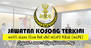 Majlis agama islam selangor mempelawa anak negeri selangor yang berminat dan berkelayakan untuk memohon kekosongan bagi jawatan. Jawatan Kosong Di Majlis Agama Islam Dan Adat Melayu Perak Maipk 27 Julai 2018 Kerja Kosong 2021 Jawatan Kosong Kerajaan 2021
