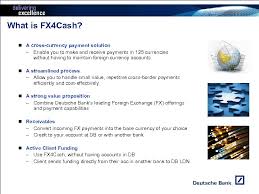 Die angezeigten kurse und bewertungen zum basiswert sind deutsche bank indikationen (unverbindlich) und dienen lediglich zu informationszwecken. Deutsche Bank E Commerce A Segmentation Approach To Fx