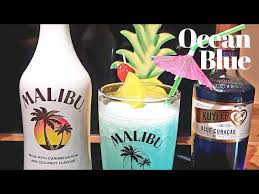 See more ideas about malibu cocktails, cocktails, malibu rum. How To Make A Malibu Rum Ocean Blue Frozen Cocktail With Blue Curacao Youtube