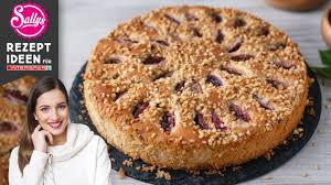 Im vorgeheizten backofen bei 200. Sallys Zwetschken Nusskuchen Youtube