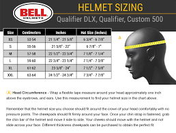 motorcycle helmet sizing chart bell disrespect1st com