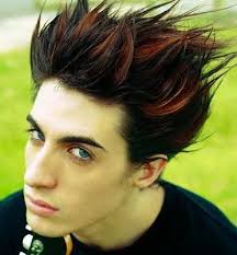 Mens Red Streak Red Hair Men Mens Hairstyles Red Streaks