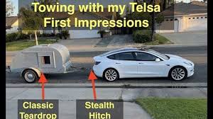 Tesla Model 3 Tow Classic Teardrop Camper How Was It Autobala
