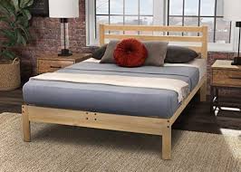 Assembling a wooden bed frame if you've lost the instructions can seem like a difficult project. Kd Frames Lexington Platform Bed Queen Unfinished Amazon In Furniture