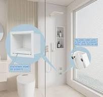 Amazon.com: IKITRAEE Recessed Wall Soap Holder，Foot Rest ...