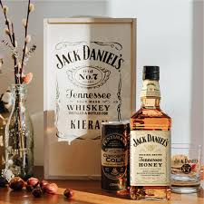 Maybe you would like to learn more about one of these? Personalised Jack Daniels Tennessee Honey With Branded Glass And Cola