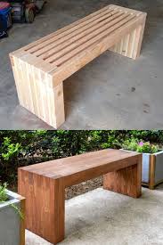 Having a bench on the patio is amazing. 21 Gorgeous Easy Diy Benches Indoor Outdoor A Piece Of Rainbow