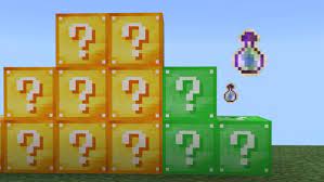 Regular and rainbow.open the varnish block and get a random structure, monster, ore, resources, or even some useful thing. Lucky Blocks Addon For Minecraft Pe 1 17 2