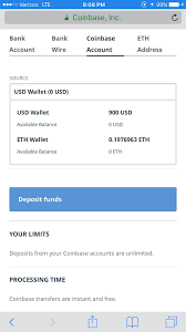 Dollar wallet (usd) where you can store u.s. So I Deposited 900 Usd Into My Wallet On Coinbase But I Can T Transfer It Into Gdax For Some Reason Same With My Ethereum I Purchased Cryptocurrency