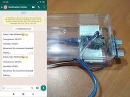 Whatsapp Notification Station Hackster Io In 2020 Iot Projects Humidity Sensor Whatsapp Message