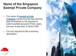 Introduction of audit exemption for private companies by the companies commission of malaysia. Open An Exempt Private Company In Singapore