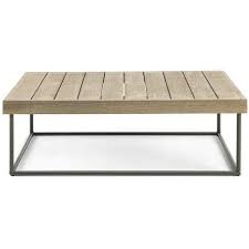 Ethimo Allaperto Mountain Rect Coffee Table Pickled Teak Coffee Brown 1 065 Aud Li Teak Outdoor Furniture Teak Outdoor Coffee Table Pool Patio Furniture