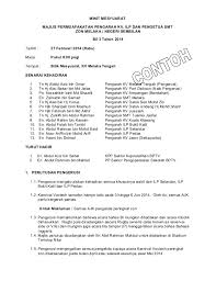 0%0% found this document useful, mark this document as useful. Contoh Minit Mesyuarat