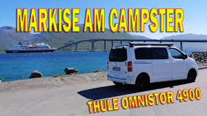 Thule omnistor 4900 wandmarkise 300 cm tuch mystic grey korpus weiß neu. Possl Campster Mit Markise Thule Omnistor 4900 Youtube