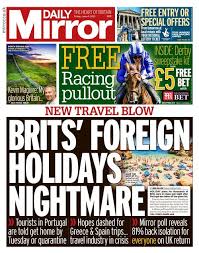 He fell off the second step. Daily Mirror 2021 06 04