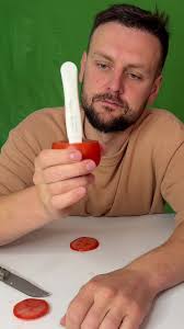 Tomato pregnancy test hack🍅 #lifehack #tomato #test