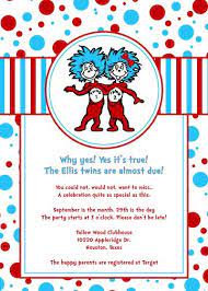 Thing 1 Thing 2 Baby Shower Google Search Dr Seuss Birthday Party Twin Birthday Parties Dr Seuss Birthday