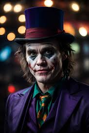 Jim Carrey as Joker Art by glow Zhao