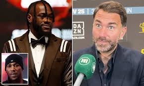 EXCLUSIVE: Eddie Hearn confirms Deontay Wilder's £40m offer to fight  Anthony Joshua... but blames the American's camp for failing to send a  contract for the fight not being made