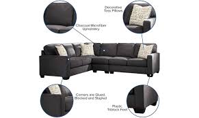 Check spelling or type a new query. Alenya 2 3 Piece Sectional Sofa Couch In Quartz Charcoal Color Jennifer Furniture
