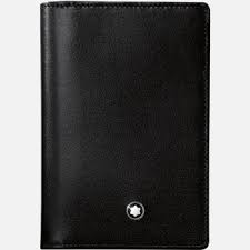 So, the further you can keep the holes apart, the less likely it is that your leather business card holder will tear like a piece of perforated paper if you should really stuff it full. Meisterstuck Business Card Holder Card Holders Montblanc Ae
