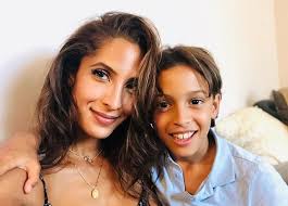 Lilly and her son's adorable photo