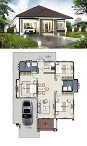 3 Concepts Of 3 Bedroom Bungalow House Affordable House Plans House Construction Plan Bungalow Floor Plans