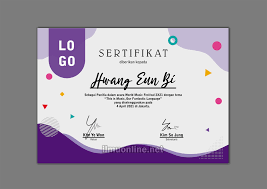 Pngtree offers a variety of certificate templates, including certificate for diplima, award, school, work. Template Sertifikat Format Coreldraw Gratis